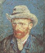 Vincent Van Gogh Self-Portrait wtih straw hat (nn04) oil painting picture wholesale